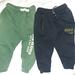 Zara Bottoms | Lot Of 2 Baby Boy Toddler Zara Sweatpants Joggers 12- 18 Months | Color: Black/Green | Size: 12-18mb