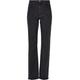 Bequeme Jeans URBAN CLASSICS "Damen Ladies Highwaist Straight Slit Denim Pants" Gr. 26, Normalgrößen, schwarz (blackwashed) Damen Jeans