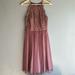 Anthropologie Dresses | Bhldn Anthropologie Pink Tulle Lace Midi Dress Size 4 Great Condition No Flaws | Color: Pink | Size: 4