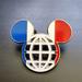 Disney Accessories | Disney Trading Pin 116979 2016 Mickey Icon France Flag Lattice Epcot Collectible | Color: Blue/Red | Size: Os