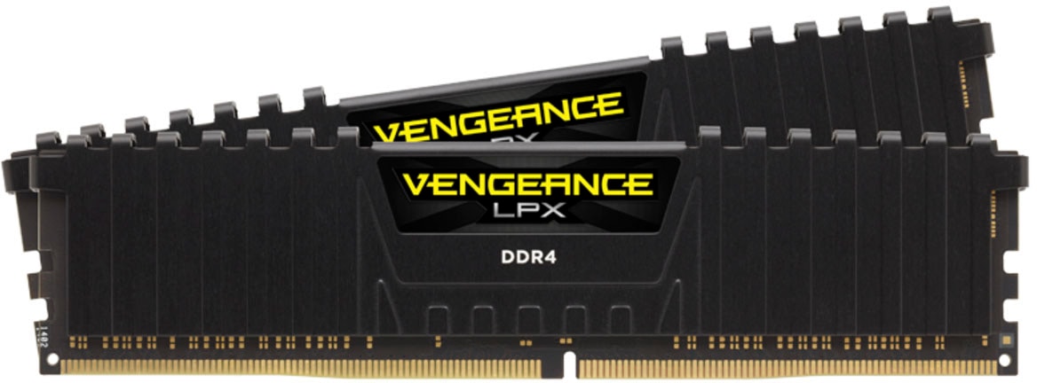 CORSAIR PC-Arbeitsspeicher "VENGEANCE LPX 16GB (2x 8GB)", schwarz, 16 GB Kit (2x 8 GB), Arbeitsspeicher Image