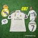 Adidas Shirts | Adidas Real Madrid Cf Cristiano Ronaldo #7 2014/2015 Home Jersey With Ucl Patche | Color: White | Size: L