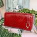 Gucci Bags | 100% Authentic Gucci Red Patent Leather Microguccissima Nice Zippy Long Wallet | Color: Red | Size: Os