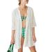 J. Crew Dresses | J.Crew Button-Front Tiered Cover-Up Dress In Cotton Voile Bq963 S | Color: White | Size: S