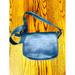 Coach Bags | Coach Vintage Patricia Saddle Leather Strap Purse Bag Navy Blue | Color: Blue | Size: Os