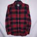 American Eagle Outfitters Tops | American Eagle Flannel Shirt Womens Small Red Blue Green Plaid Ahh Mazingly Soft | Color: Blue/Red | Size: S