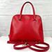 Kate Spade Bags | Kate Spade Patterson Drive Small Dome Satchel Red Leather Gold Logo Handbag | Color: Gold/Red | Size: One Size