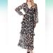 Jessica Simpson Dresses | Jessica Simpson Baianca Neck Ruffle Maxi Dress | Color: Black | Size: M