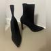 Zara Shoes | High Heel Boots Zara Italy. New. Prevention Has Been Done. Flexible Fabric | Color: Black | Size: 8