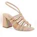 Free People Shoes | Free People Multicolor Colette Block Heel Strappy Cage Slingback Sandals | Color: Pink/Purple | Size: 7