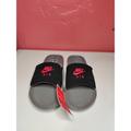 Nike Shoes | Nike Air Max Slides Black Red Grey Size 7y Women's 8.5 | Color: Black/Red | Size: 7b