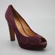 Coach Shoes | Coach Ladies 10 B Breana Signature Purple Nubuck Suede Peep-Toe High-Heels Pumps | Color: Purple | Size: 10