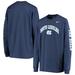 Youth Nike Navy North Carolina Tar Heels Arch & Logo 2-Hit Long Sleeve T-Shirt
