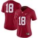 Women's Nike #18 Crimson Alabama Tide Game Jersey