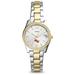 Women's Fossil Bethune-Cookman Wildcats Scarlette Mini Two Tone Stainless Steel Watch