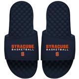 Youth ISlide Navy Syracuse Orange Basketball Wordmark Slide Sandals