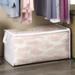 Whitmor Storage Bag with Handles White with Crystal Clear Front