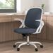Ergonomic Swivel Computer Chair Breathable Mesh Lumbar Support Task Chair with Wheels, Flip-up Arms and Adjustable Height