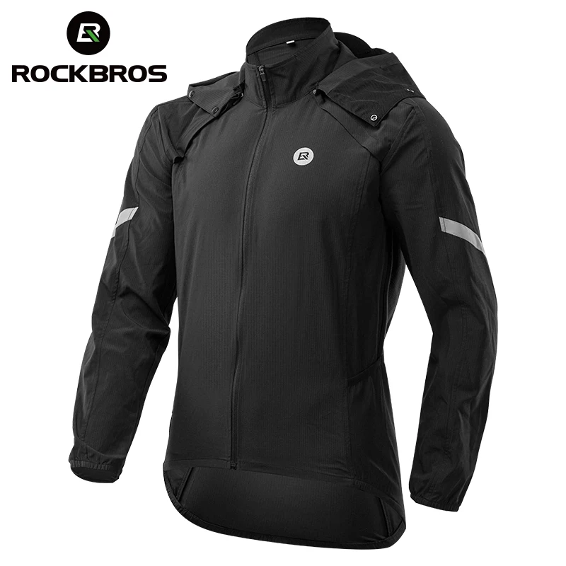 ROCKBROS – veste de cyclisme pour hommes, maillot de vélo, vêtements respirants, vtt, femmes, coupe-vent, réfléchissant, séchage rapide, manteau, équipement de sport