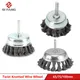 65/75/100mm Twist Knotted Wire Wheel Cup Brush end brush for Drill shank mounted 6mm Perfect For