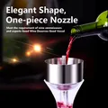 wine decanter Aerator aerator stainless steel dispenser separ funnel with Sediment Strainer