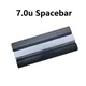 7.0u Spacebar Keycap for Mechanical Keyboard OEM Profile 7u Plain Blank PBT Key Cap