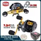 Professional PENN Baitcast Reel with 18+1 Bearings 7.2:1 Gear Ratio 15GK Max and 10-Speed Magnetic