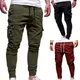 Jogging multi-poches pour hommes pantalons de survêtement décontractés pantalons cargo