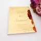 Livre d'or personnalisé en acrylique blanc livre d'or de mariage souvenir décoration de fête