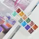 Pearlescent Solid Watercolor Paints 12 Colors Pearlescent Pigment Nail Art Draw Glitter Powder