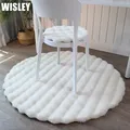 Plush Shaggy Round Carpets for Living Room Cute Circle Kids Rug Soft Fluffy Bedroom Bedside Rugs