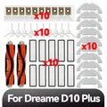 Brosse Principale et Latérale pour Aspirateur Robot Xiaomi Dreame D10 Plus RLS3D Filtre Hepa