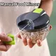 520ml Manual Food Chopper Hand Pull String Vegetable Cutter Onions Garlic Chopper Portable Food