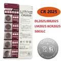 5-100 pieces CR2025 3V Lithium Battery DL2025 BR2025 KCR2025 CR 2025 CR 2025 Car Remote Control