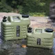 Bac à eau extérieur portable avec poignées poubelle grande capacité camping pêche pique-nique