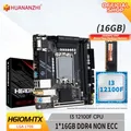 HUANANZBottles-Carte mère H610M ITX Intel Core i3 12100F LGA 1700 1x16 Go DDR4 kit combiné de