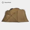 Thous Winds CNC 4-8 Person Family Camping Tent Outdoor Emotional Camp Tent 20D Ripstop Nylon Both