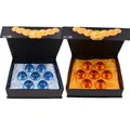 7Pcs/Set 3.5CM 4.3CM DRAGON BALL Z 7 Stars Crystal Balls Complete Set New In Box Retail/Wholesale
