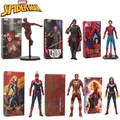 Marvel 1/6 Iron Man 30cm Mk46 Scarlet Spiderman The Avengers Anime Figures Pvc Model Ornaments