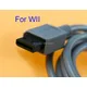 1pc/lot High Quality ntsc pal Connectors RGB Scart Cable For Nintend Wii HD HDTV AV Cord Cable For