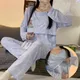 Monthly Clothing Maternity Pajamas Women Maternity Breastfeeding Breastfeeding Suit Spring Autumn