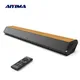 AIYIMA TV Sound Bar Power 80W Bluetooth Home Wood Grain Surround Soundbar for PC Theater TV Computer