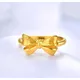 24k pure gold rings real gold butterfly rings for women wedding rings fine gold jewelry 5d hard gold