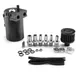 oil catch can kit universal 300ml aluminum oil collector tank with air filter hose and other