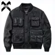 DulBomber-Veste Coupe-Vent Multipoches pour Homme Streetwear Hip Hop Vêtements Techwear