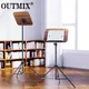 Floor Reading Stand Lifting Telescopic Bookshelf Sheet Music Stand Picture Book Clip Fixed Laptop