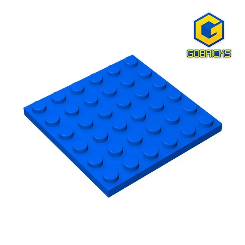 Gobricks GDS-523 Platte 6 x 6, kompatibel mit Lego 3958 Teilen DIY-Bausteinen für Kinder, technisch Image