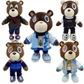 26-30cm Kawaii Kanye Dropout Bear Teddy Bear Plush Toys Kanye West Graduation Soft Stuffed Home Room