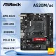 A520 Motherboard ASROCK A520M/AC Socket AM4 DDR4 64GB USB3.2 HDMI PCI-E 3.0 Micro ATX support Ryzen