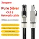 Xangsane pure silver cat 8 network cable hifi ethernet cable 10 Gigabit network 40Gbps2000MHz